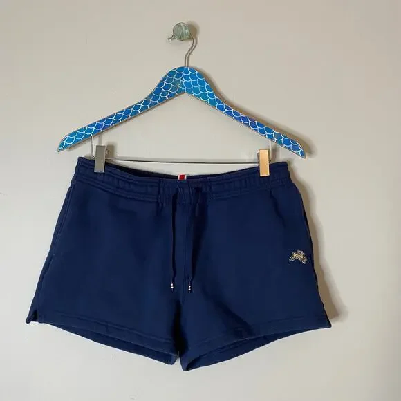 TRACKSMITH Women's Trackhouse Navy Blue Sweatshorts Fleece Athleisure Small - Picture 6 of 6